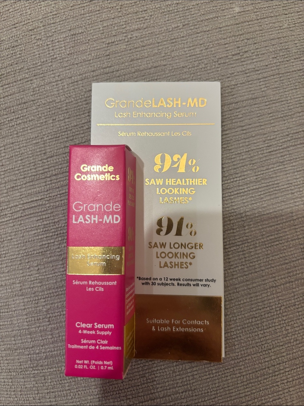 GrandeLASH-MD Clear Lash Enhancing Serum – Pink